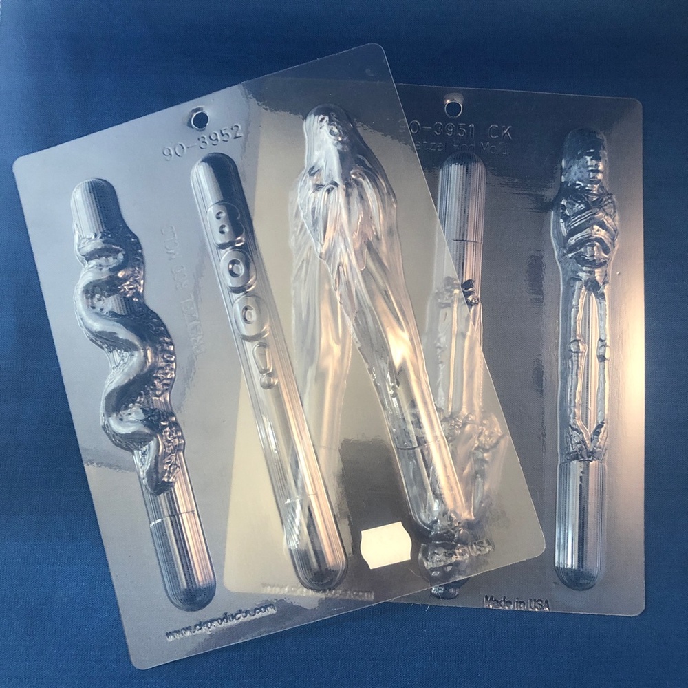 Halloween Pretzel Rod Chocolate Molds
